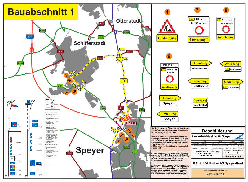 Bauabschnitt 1 (Quelle: LBM Speyer)