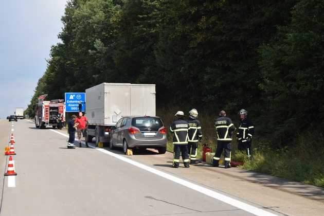 Ungebremst auf Lkw aufgefahren