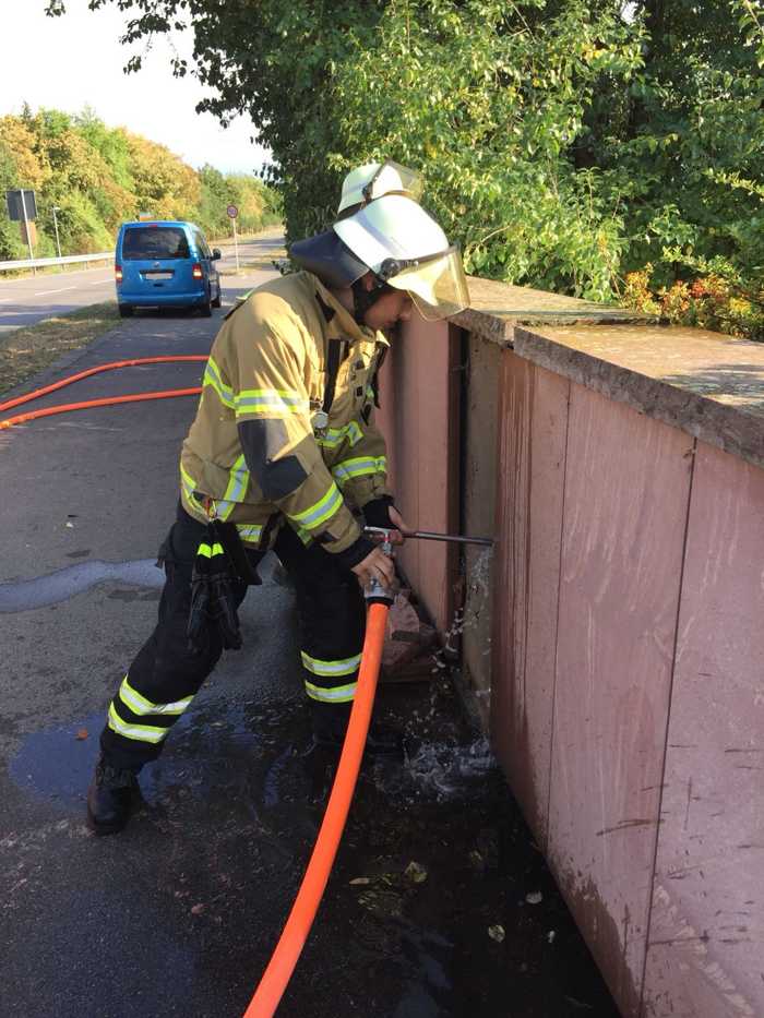 Einsatz der freiwilligen Feuerwehr Brühl