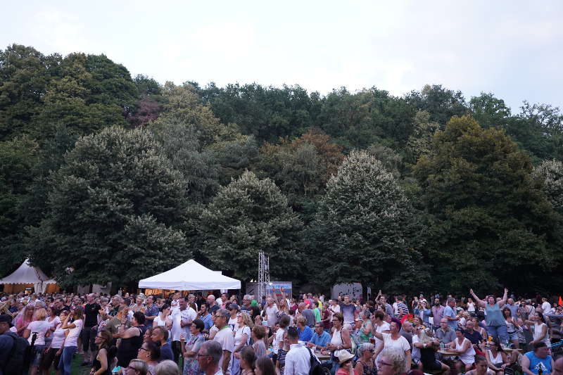 Tolle Stimmung auf dem Gartenschaugeländea