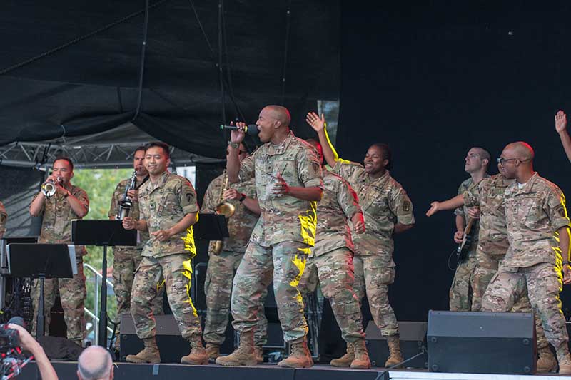 Kirchheimbolanden US ARMY EUROPE BAND + CHORUS (Foto: Helmut Dell)