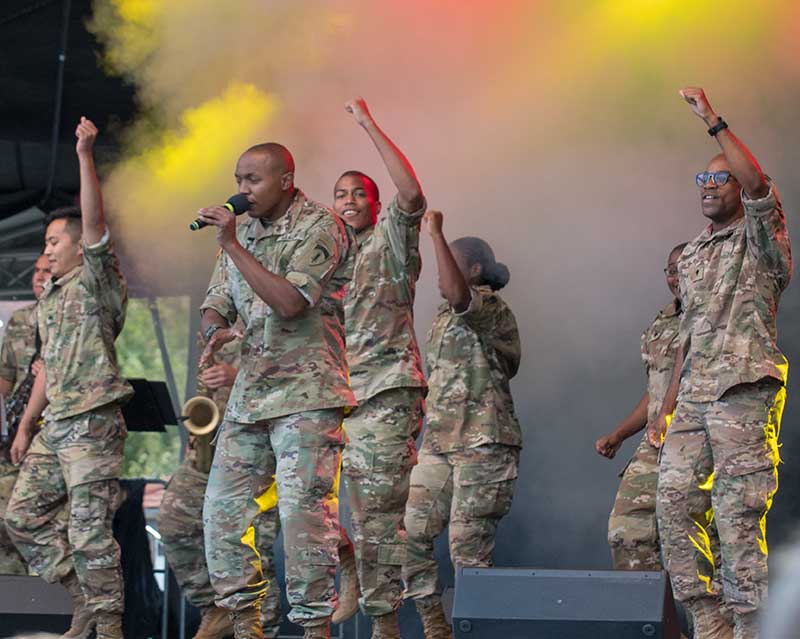 Kirchheimbolanden US ARMY EUROPE BAND + CHORUS (Foto: Helmut Dell)