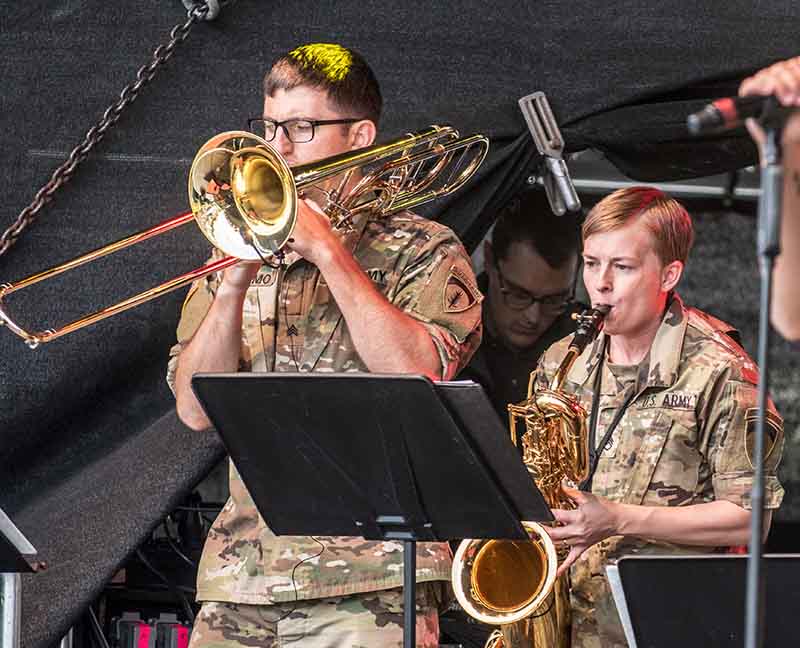 Kirchheimbolanden US ARMY EUROPE BAND + CHORUS (Foto: Helmut Dell)