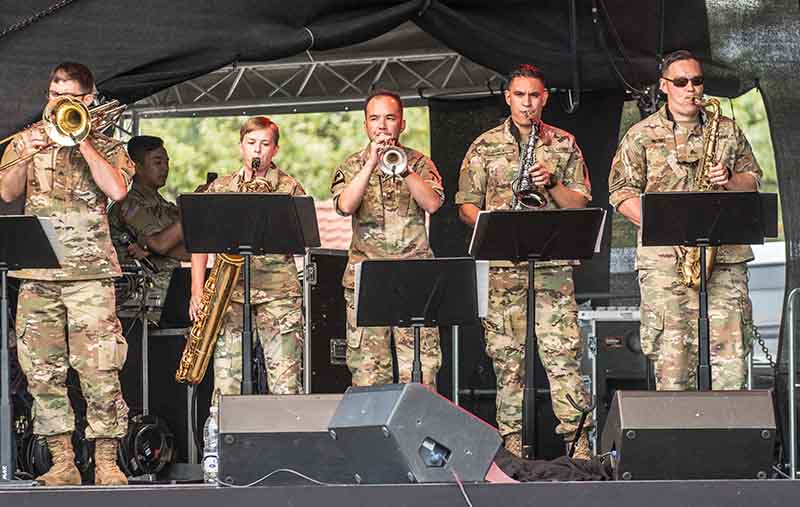 Kirchheimbolanden US ARMY EUROPE BAND + CHORUS (Foto: Helmut Dell)