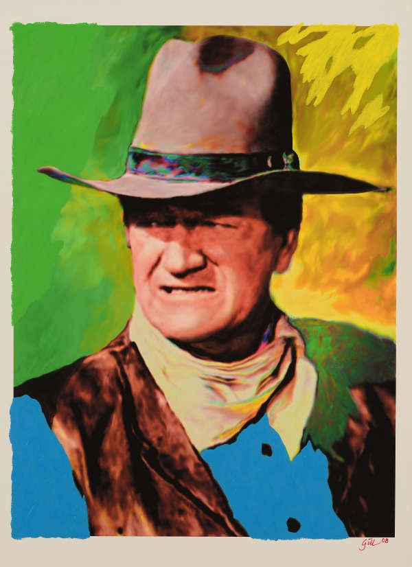 John Wayne von James Francis Gill (Foto: Galerie & Kunsthandlung HESS) 