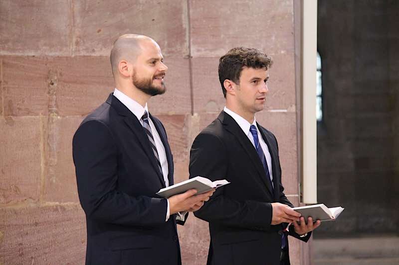 Michael Gutting (links) und Marcel Ladan. (Foto: Bistum Speyer)