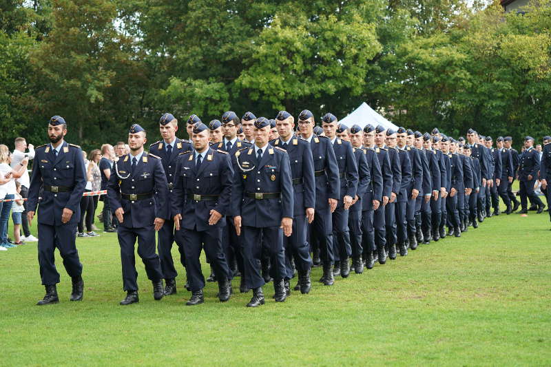Dudenhofen Gelöbnis Vereidigung Luftwaffenausbildungsbataillon Germersheim (Foto: Reinhard Schnell)