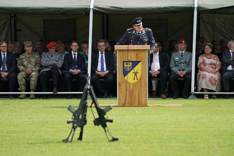 Dudenhofen Gelöbnis Vereidigung Luftwaffenausbildungsbataillon Germersheim (Foto: Reinhard Schnell)