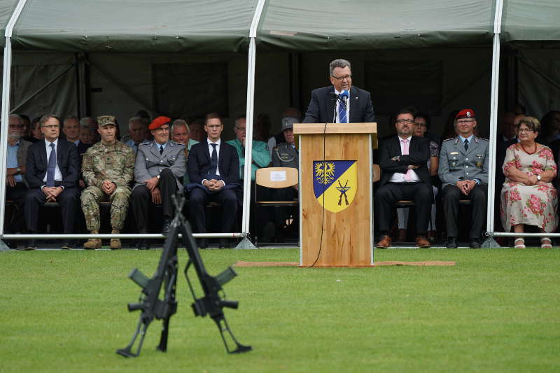 Dudenhofen Gelöbnis Vereidigung Luftwaffenausbildungsbataillon Germersheim (Foto: Reinhard Schnell)