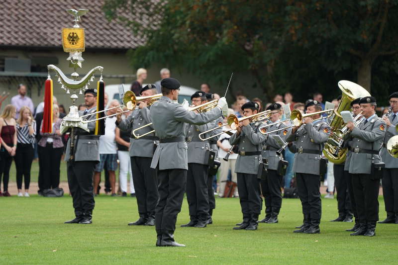 Dudenhofen Gelöbnis Vereidigung Luftwaffenausbildungsbataillon Germersheim (Foto: Reinhard Schnell)