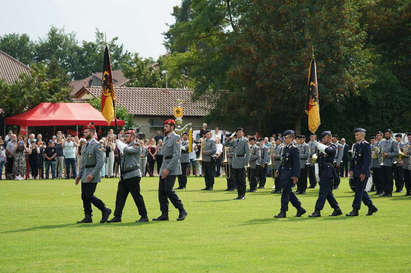 Dudenhofen Gelöbnis Vereidigung Luftwaffenausbildungsbataillon Germersheim (Foto: Reinhard Schnell)