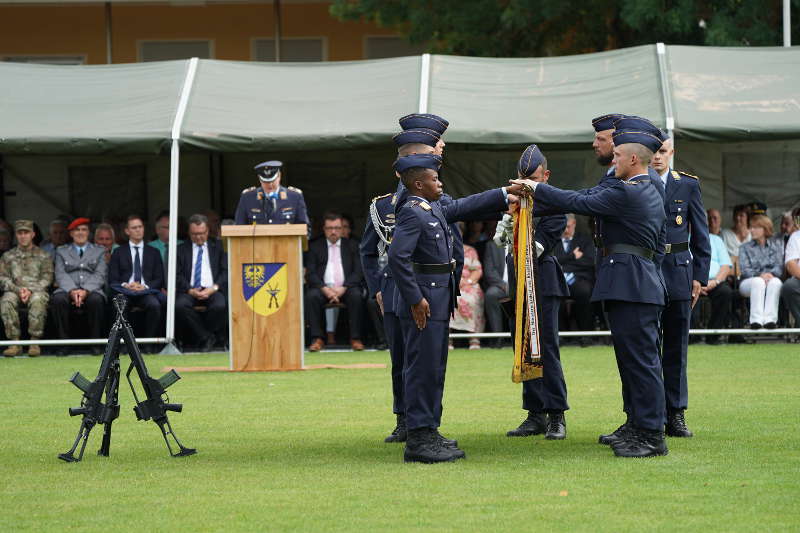 Dudenhofen Gelöbnis Vereidigung Luftwaffenausbildungsbataillon Germersheim (Foto: Reinhard Schnell)