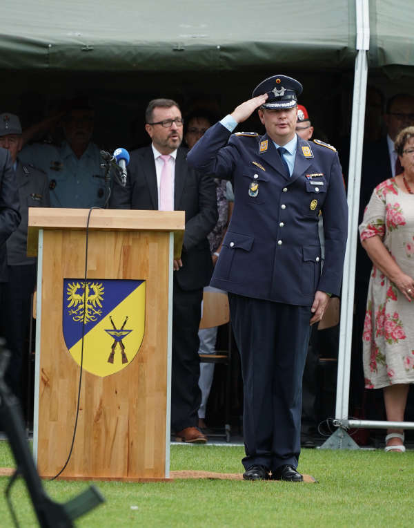 Dudenhofen Gelöbnis Vereidigung Luftwaffenausbildungsbataillon Germersheim (Foto: Reinhard Schnell)