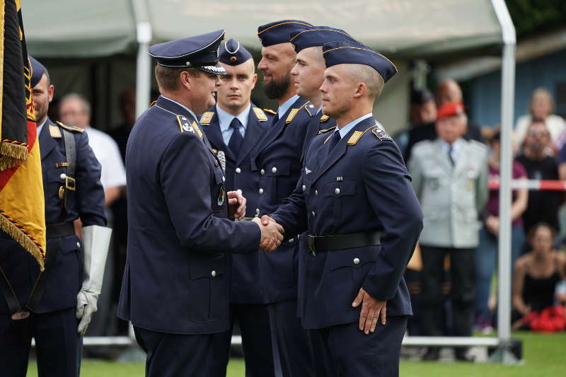 Dudenhofen Gelöbnis Vereidigung Luftwaffenausbildungsbataillon Germersheim (Foto: Reinhard Schnell)