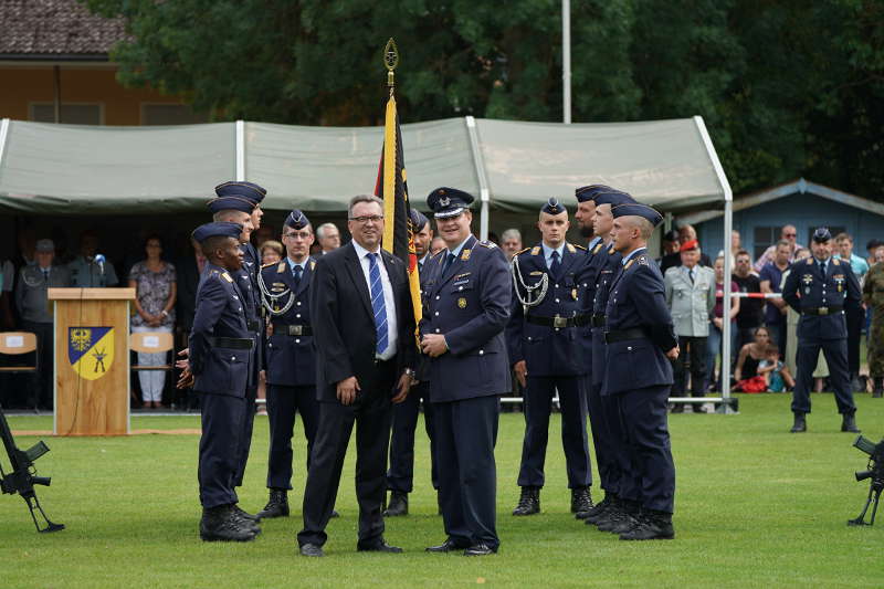 Dudenhofen Gelöbnis Vereidigung Luftwaffenausbildungsbataillon Germersheim (Foto: Reinhard Schnell)
