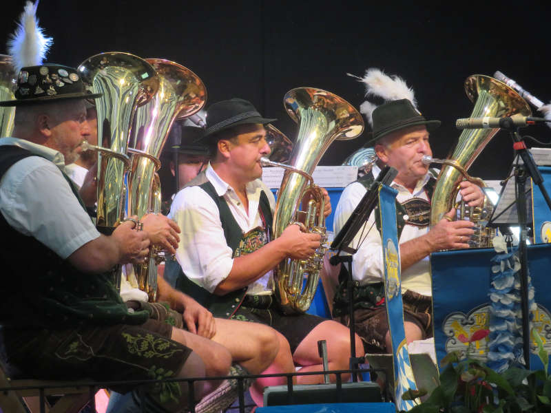 Friedinger Blaskapelle am Eröffnungsabend (Foto: Gemeindeverwaltung Haßloch)