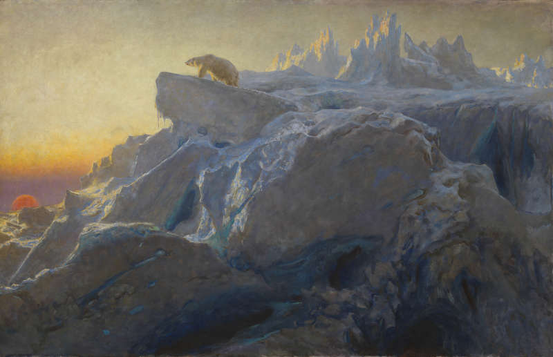 Briton Rivière, Beyond Man's Footsteps, 1894, Öl auf Leinwand, 119 x 184,5 cm (Foto: Tate, London 2017)