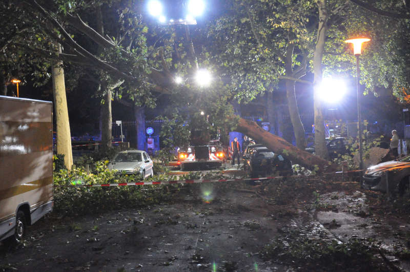 Einsatz nach Sturmtief Fabienne (Foto: Feuerwehr Darmstadt)