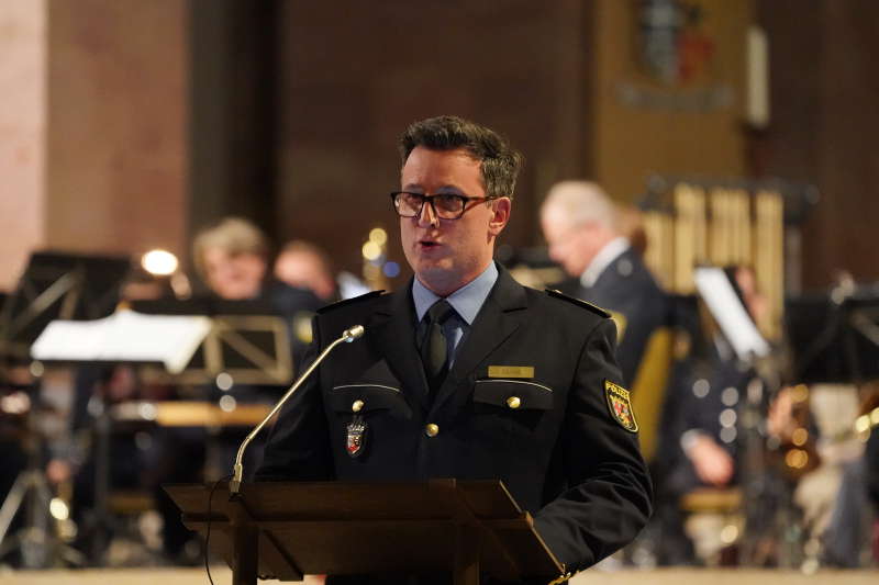 Speyer Dom Herbstkonzert Polizeiorchester Saarland (Foto: Reinhard Schnell)