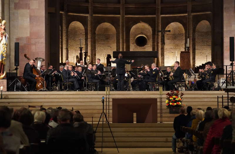 Speyer Dom Herbstkonzert Polizeiorchester Saarland (Foto: Reinhard Schnell)
