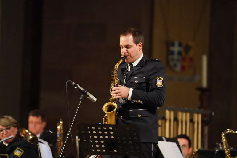 Speyer Dom Herbstkonzert Polizeiorchester Saarland (Foto: Reinhard Schnell)