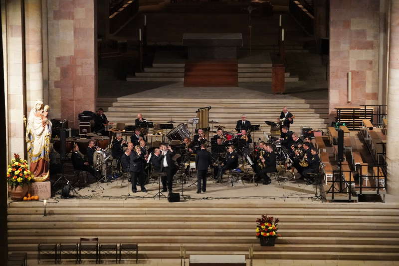 Speyer Dom Herbstkonzert Polizeiorchester Saarland (Foto: Reinhard Schnell)