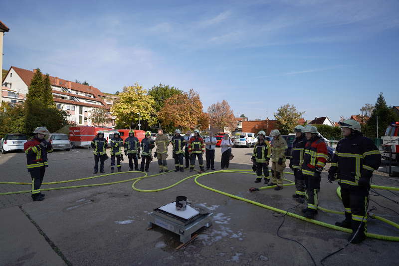 Neustadt Feuerwehr Schaumtrainer (Foto: Holger Knecht)