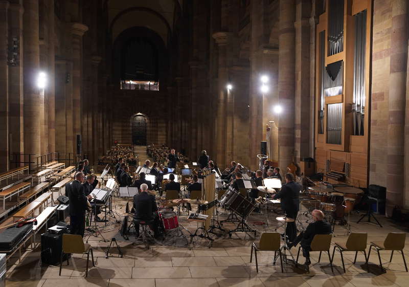Speyer Dom Herbstkonzert Polizeiorchester Saarland (Foto: Reinhard Schnell)