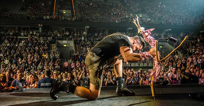 Mannheim SAP Arena Andreas Gabalier (Foto: Helmut Dell)