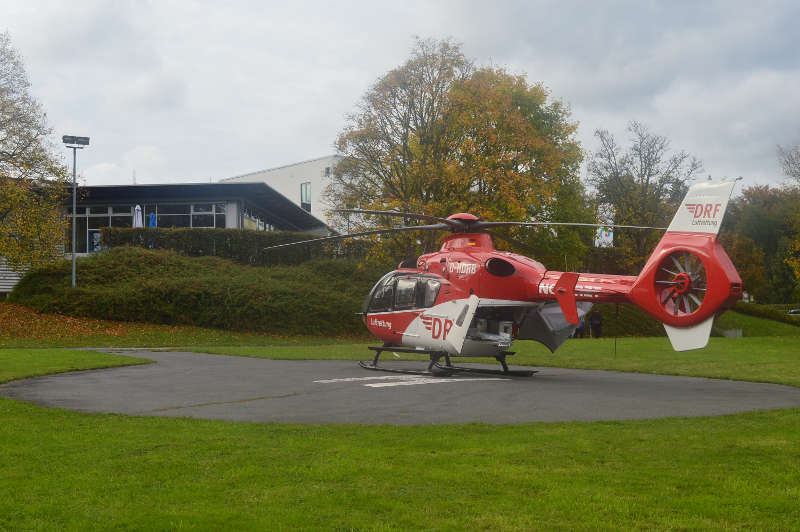 So sah der Landeplatz vor dem Umbau aus. (Foto: Neckar-Odenwald-Kliniken)