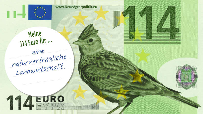 Postkarte zur 114Euro-Kampagne (Quelle: NABU)