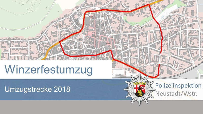 Die Umzug 2018 (Quelle: Polizeiinspektion Neustadt)