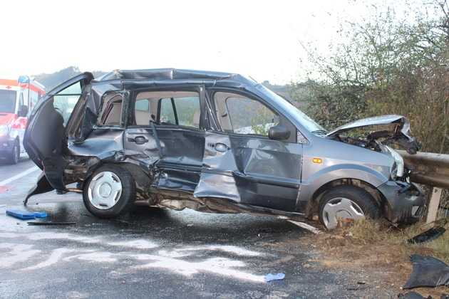 Schwerer Verkehrsunfall