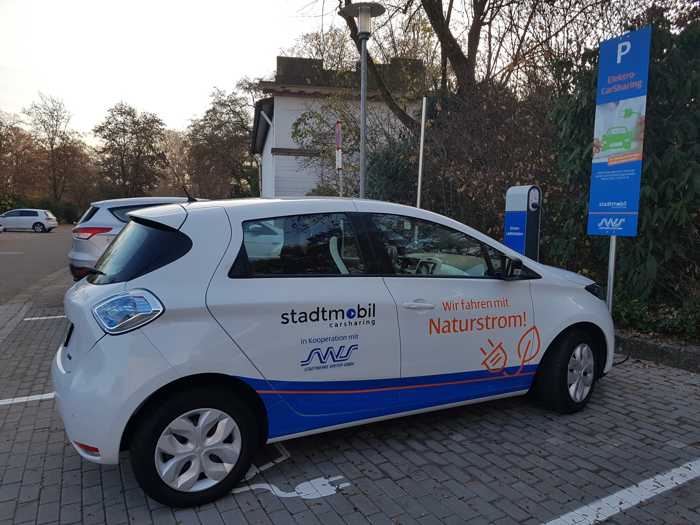 Bildnachweis: SWS: E-CarSharing