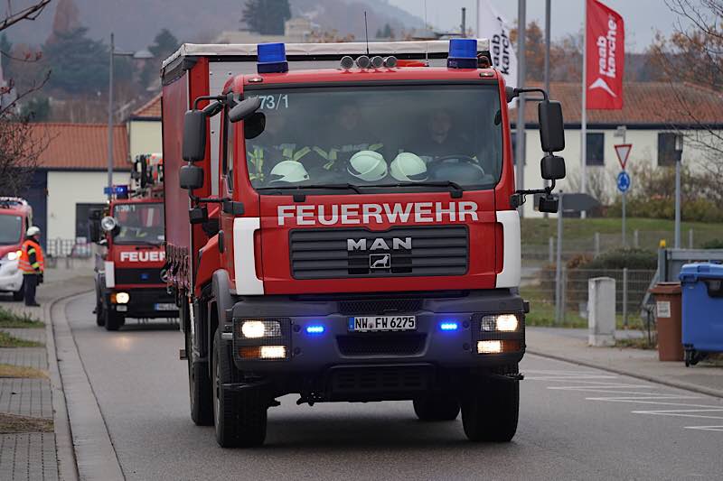 Neustadt Weinstraße Feuerwehr Übung (Foto: Holger Knecht)