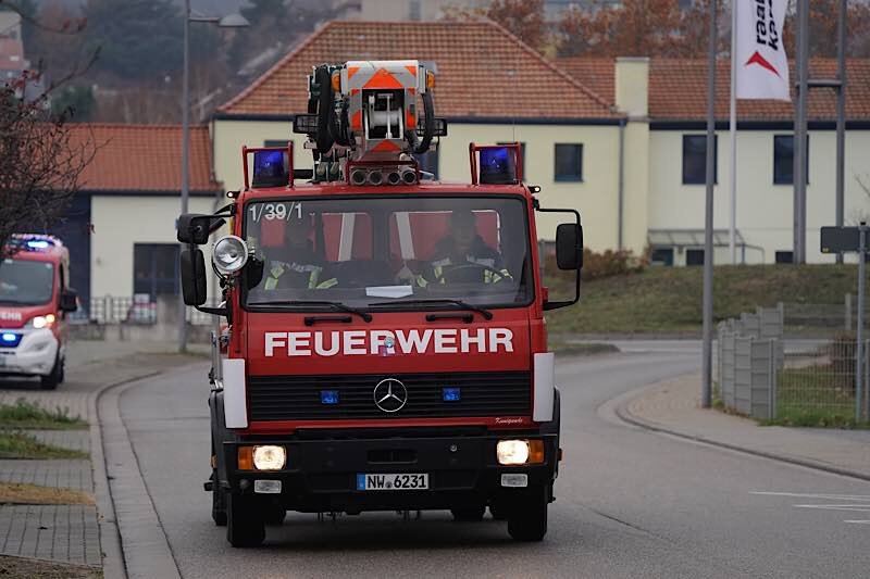 Neustadt Weinstraße Feuerwehr Übung (Foto: Reinhard Schnell)