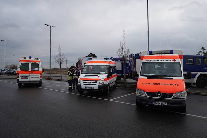 Neustadt Weinstraße Feuerwehr Übung (Foto: Reinhard Schnell)