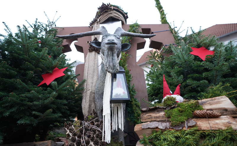 Lambrecht Weihnachtsbrunnen 2018 (Foto: Reinhard Schnell)