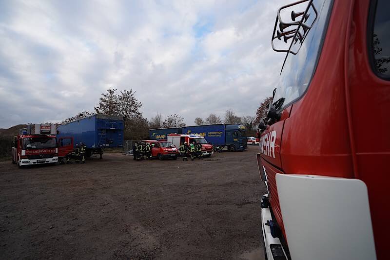 Neustadt Weinstraße Feuerwehr Übung (Foto: Reinhard Schnell)