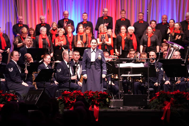 Kaiserslautern Weihnachtskonzert holiday concert USAFE Band (Foto: Holger Knecht)