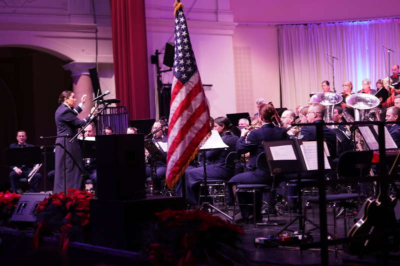 Kaiserslautern Weihnachtskonzert holiday concert USAFE Band (Foto: Reinhard Schnell)