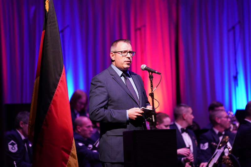 Kaiserslautern Weihnachtskonzert holiday concert USAFE Band (Foto: Reinhard Schnell)