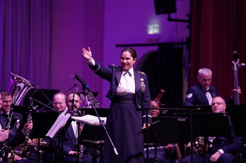 Kaiserslautern Weihnachtskonzert holiday concert USAFE Band (Foto: Reinhard Schnell)