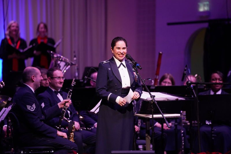 Kaiserslautern Weihnachtskonzert holiday concert USAFE Band (Foto: Reinhard Schnell)