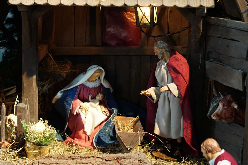 Weihnachtskrippe St. Martin Kirche Ettlingen (Foto: Reinhard Schnell)