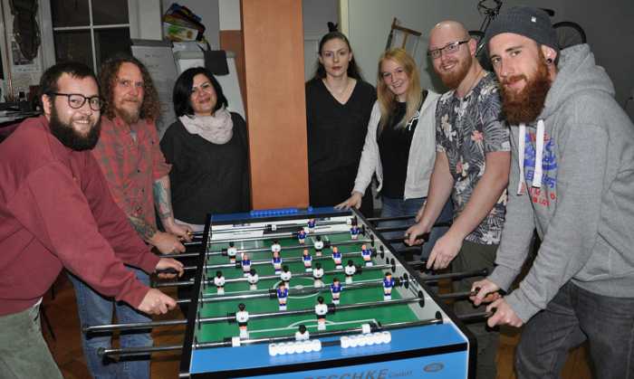 Ein starkes Team: Felix Oberthür, Frank Schümann, Hülya Satici, Vanesa Brenken, Tine Karsch, Marvin Jung und Benjamin Reschke. Quelle: Stadt Bad Kreuznach