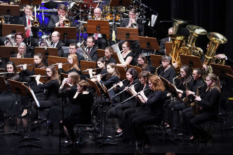 Neustadt Bläserphilharmonie Deutsche Weinstraße 2019 (Foto: Reinhard Schnell)