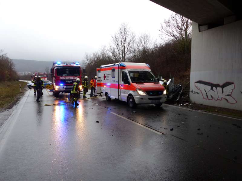 Übersicht über die Einsatzstelle. (Foto: Feuerwehr Neustadt