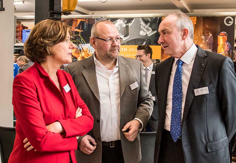 Gienanth Besuch Malu Dreyer (Foto: Helmut Dell)