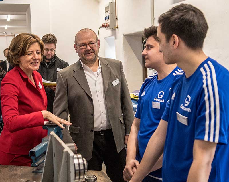 Gienanth Besuch Malu Dreyer (Foto: Helmut Dell)